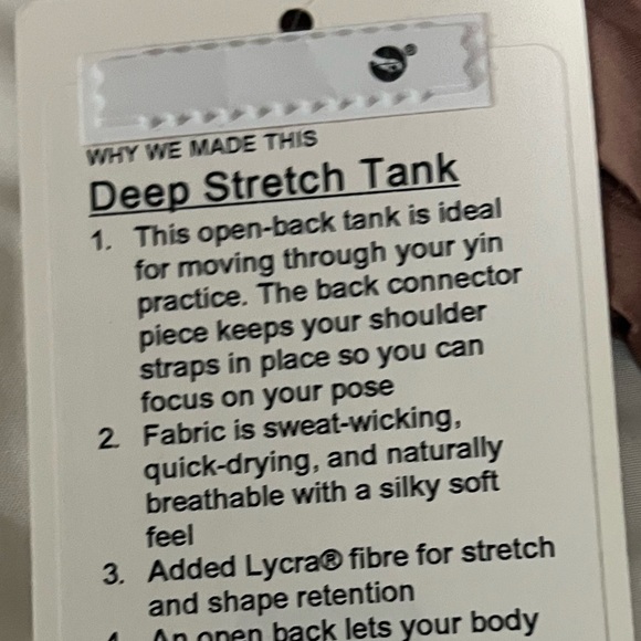 NWT Lululemon Nulu Deep Stretch Tank - Picture 11 of 12